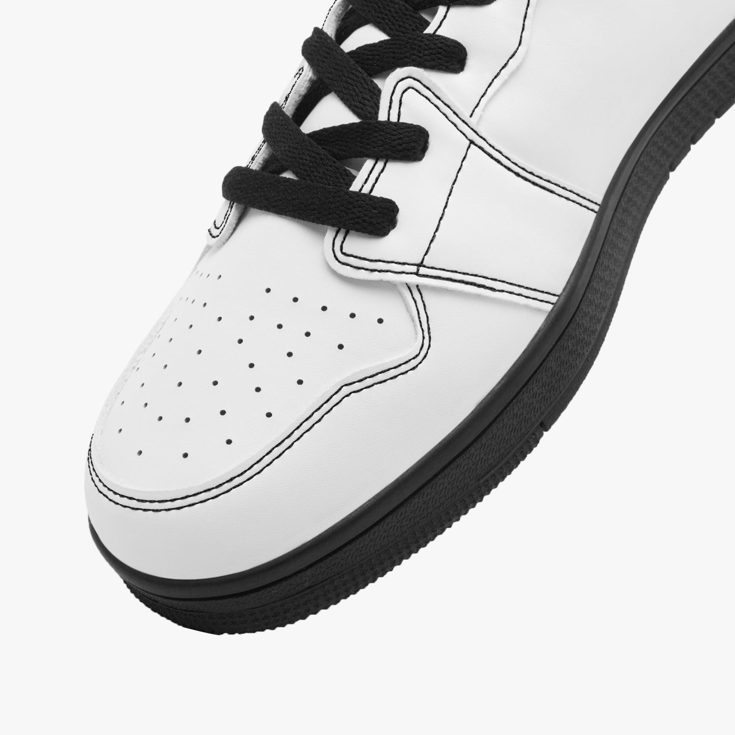 DANCER® Low-Top Leather Sneakers - Black Sole