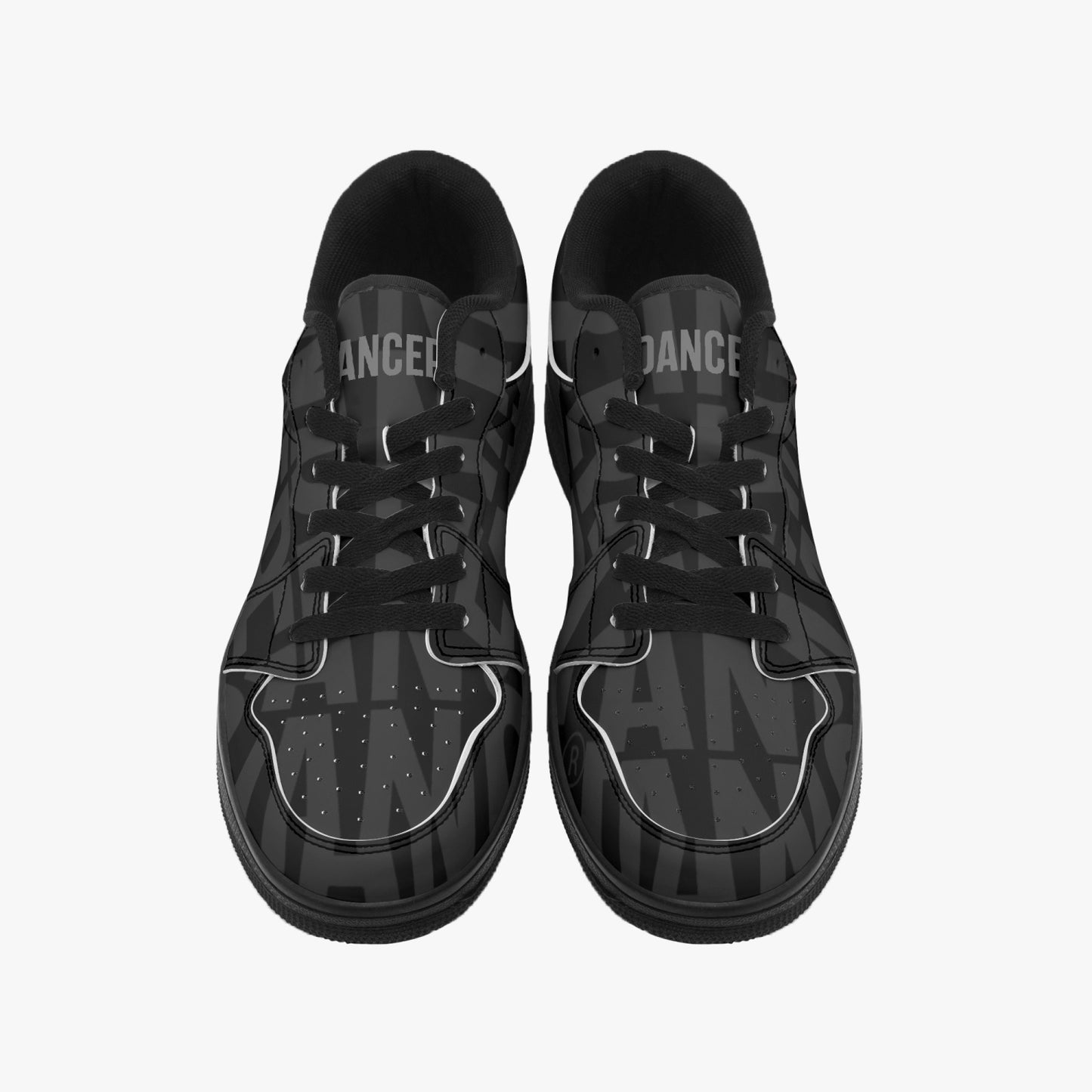 DANCER® Low-Top Leather Sneakers - Black Sole